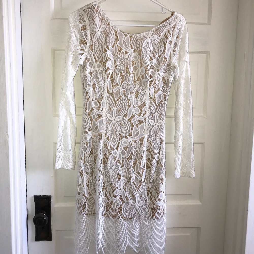 White Lace Dress
